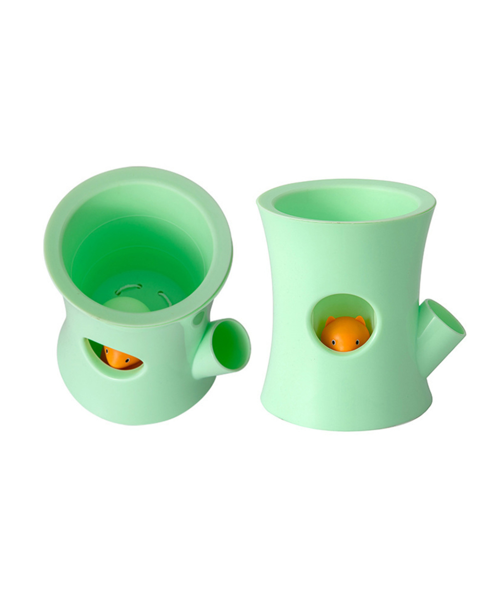 Squirrel Automatic Water-Absor Lazy Flower Pots Succulent Plant Pots Containing Green Stalk Hydroponics Water- Flowerpot front-4