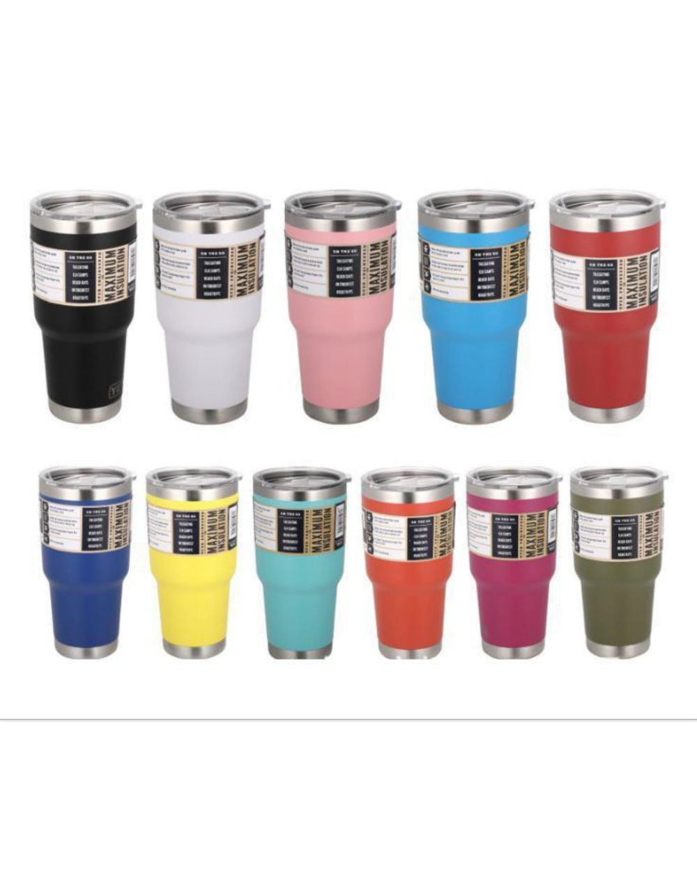 Travel Coffee Mug Water Cup Stainless Steel Thermos Tumbler Cups Vacuum Flask Thermos Bottle front-2