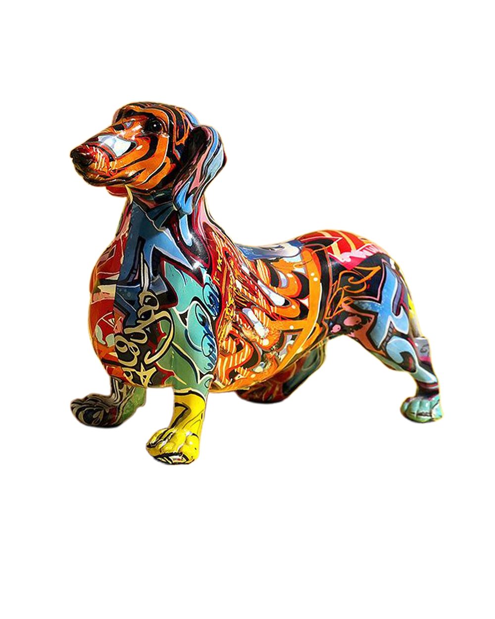 Dachshund Dog Sculpture Figurine Art Animal Statue Animal Figurine Ornament Statue Home Decor Office front-1