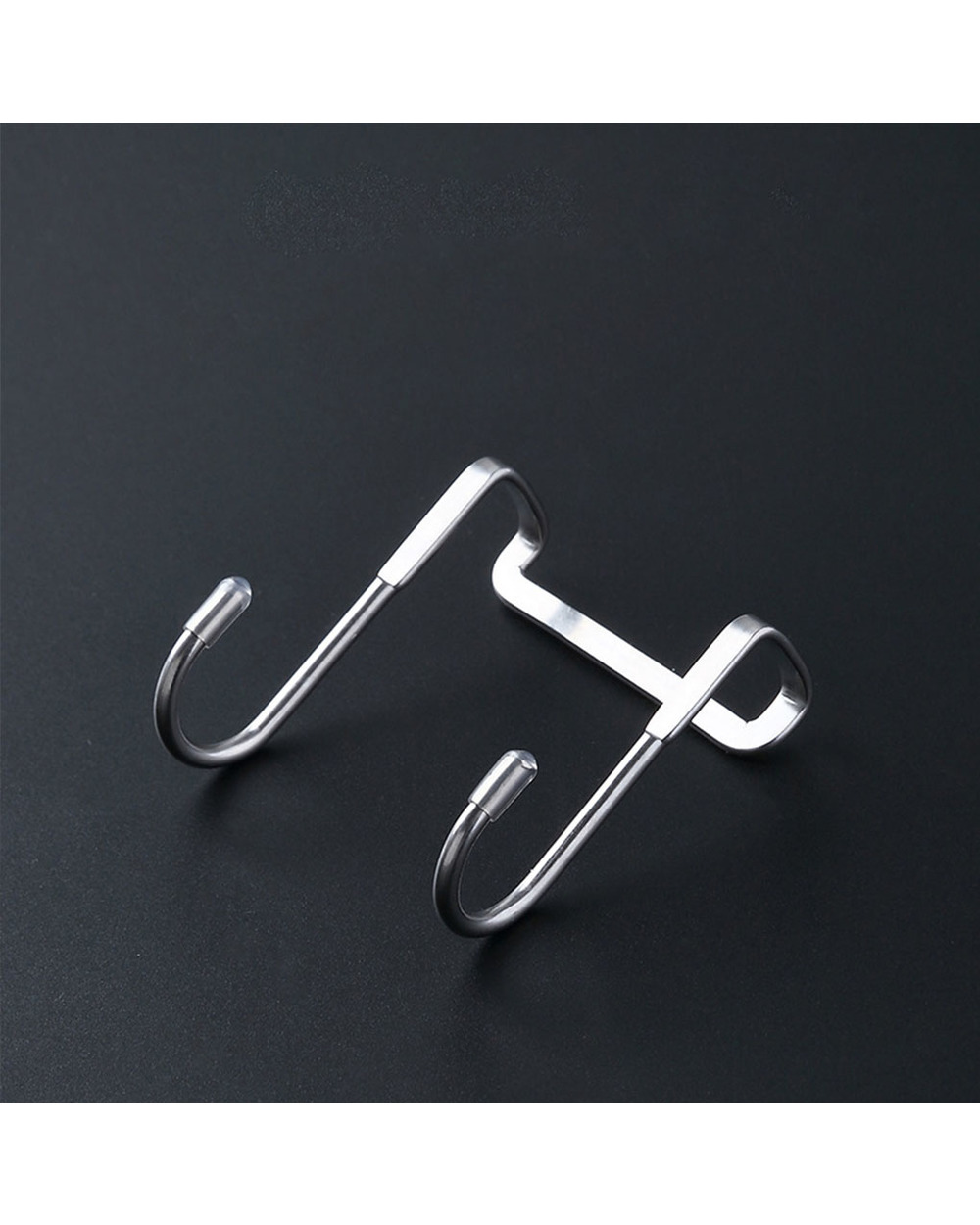 Door Hanger Hook Stainless Steel Wall Door Hook Rotated Kitchen Hooks Bag Home Hanging Rack Clothes Ties Storage Hooks front-1