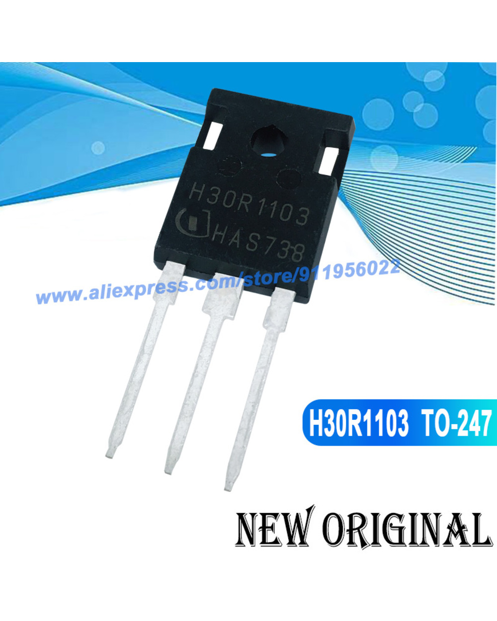 (5 Pieces) H30sr5 Ihw30n160r5 To-247 1600V 30A / H40t60 Ihw40n60t 600V 40A / H30r1103 Ihw30n110r3 1100V 30A To-247 front-2