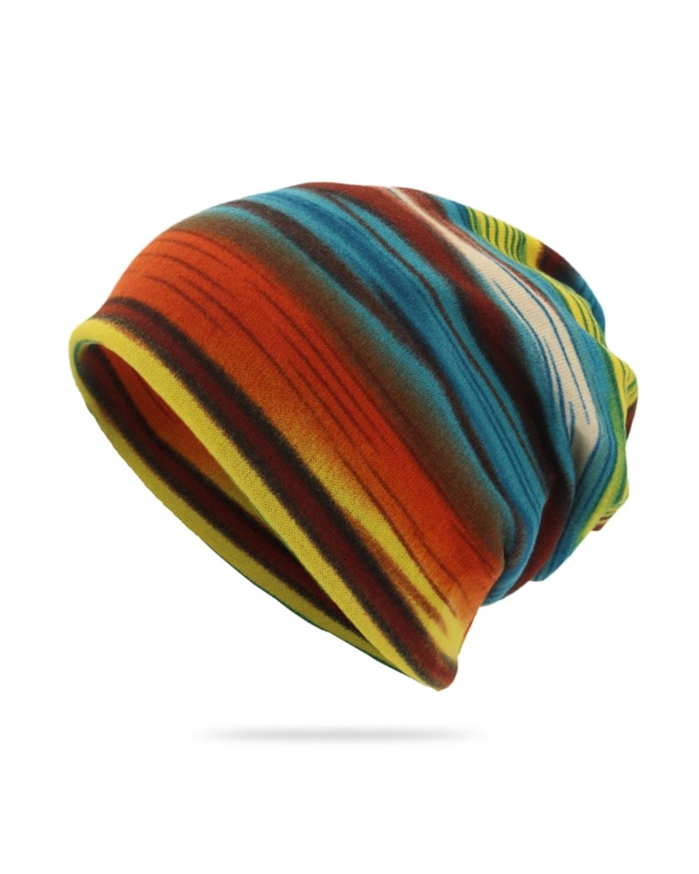 Autumn Winter Beanie Hat Men Womenthin Knitted Hats Skullies Beanies Flannel Warm Bonnet Unisex Multifunction Hedging C front-0