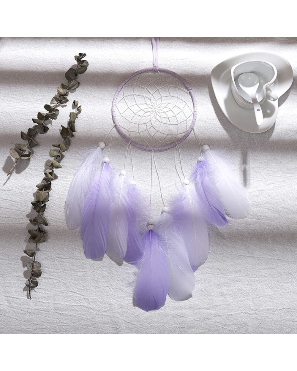 3 Pack Dream Catcher Light For Girls Kids Home Decor Boho Room Decoration Gift For Friend Wind Chimes VG06 front-5