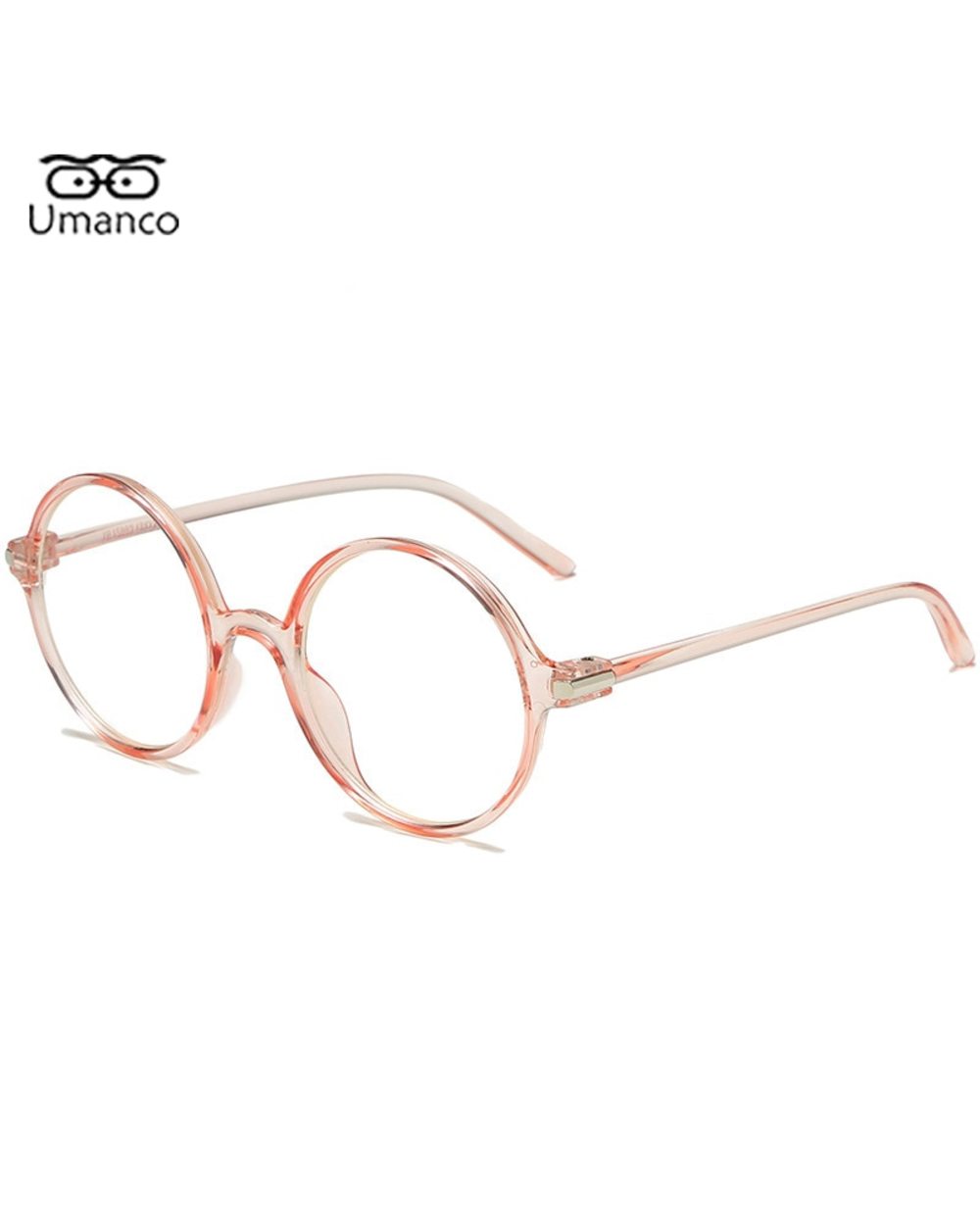Vintage Black Round Myopia Glasses For Men Women Anti Blue Light Computer Eyeglasses Finished Prescription Nearsight Ey front-2