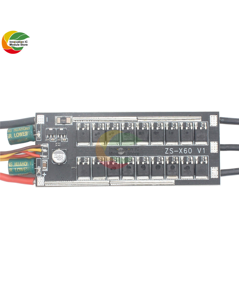 Dc6-24V 1000W Bldc Three-Phase Dc Brushless Hallless Driver Board With Forward Reverse Switch Plc0-5V Analog Input Cont front-0