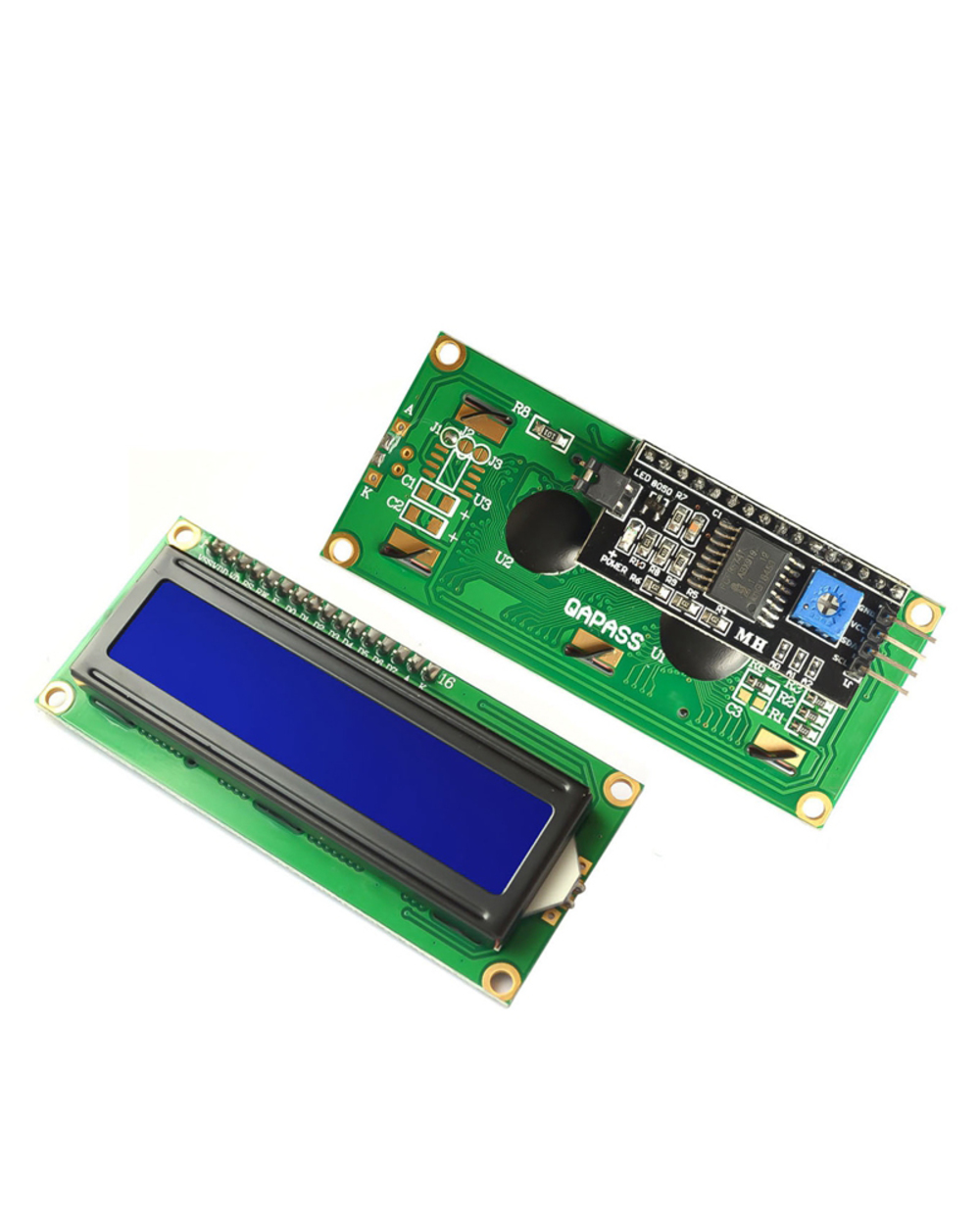 For Arduino Lcd Display Module Lcd1602 16X2 Blue /Yellow Green Screen Character Display Module 5V With Pcf8574 Iic I2c front-1