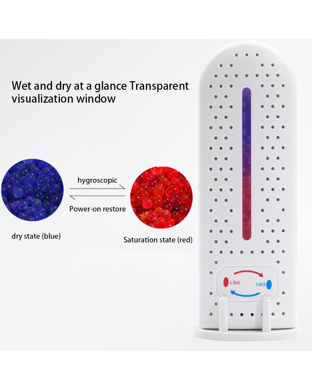 Air Dryer Bathroom Car Office Dehumidifying Electric Moisture Absorber Closet Wardrobe Reusable Indoor Dehumidifier front-3