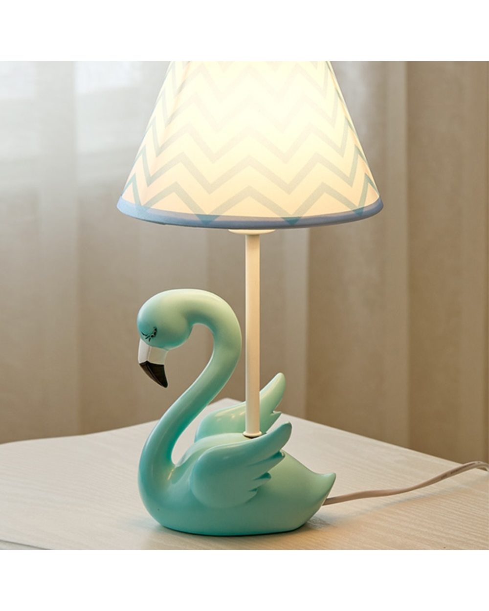 Flamingo Table Lamp Reading front-1