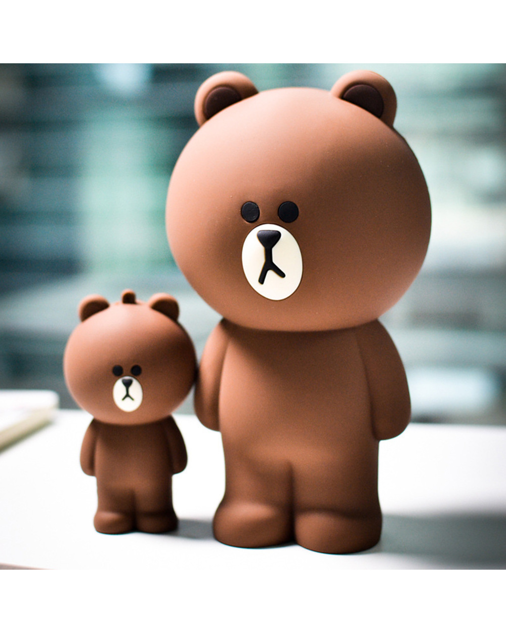 Silicone Bear Kawaii Pencil Case Animal Cute Pencil Cases School Pen Case Bag Student Big Storage Box Stationery Office front-0