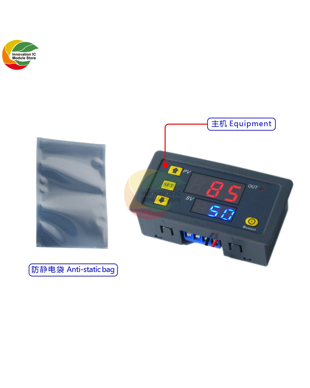 T3230 110V 220V 12V 24V Digital Time Delay Relay Led Display Cycle Timer Control Switch Adjustable Timing Relay Time De front-4