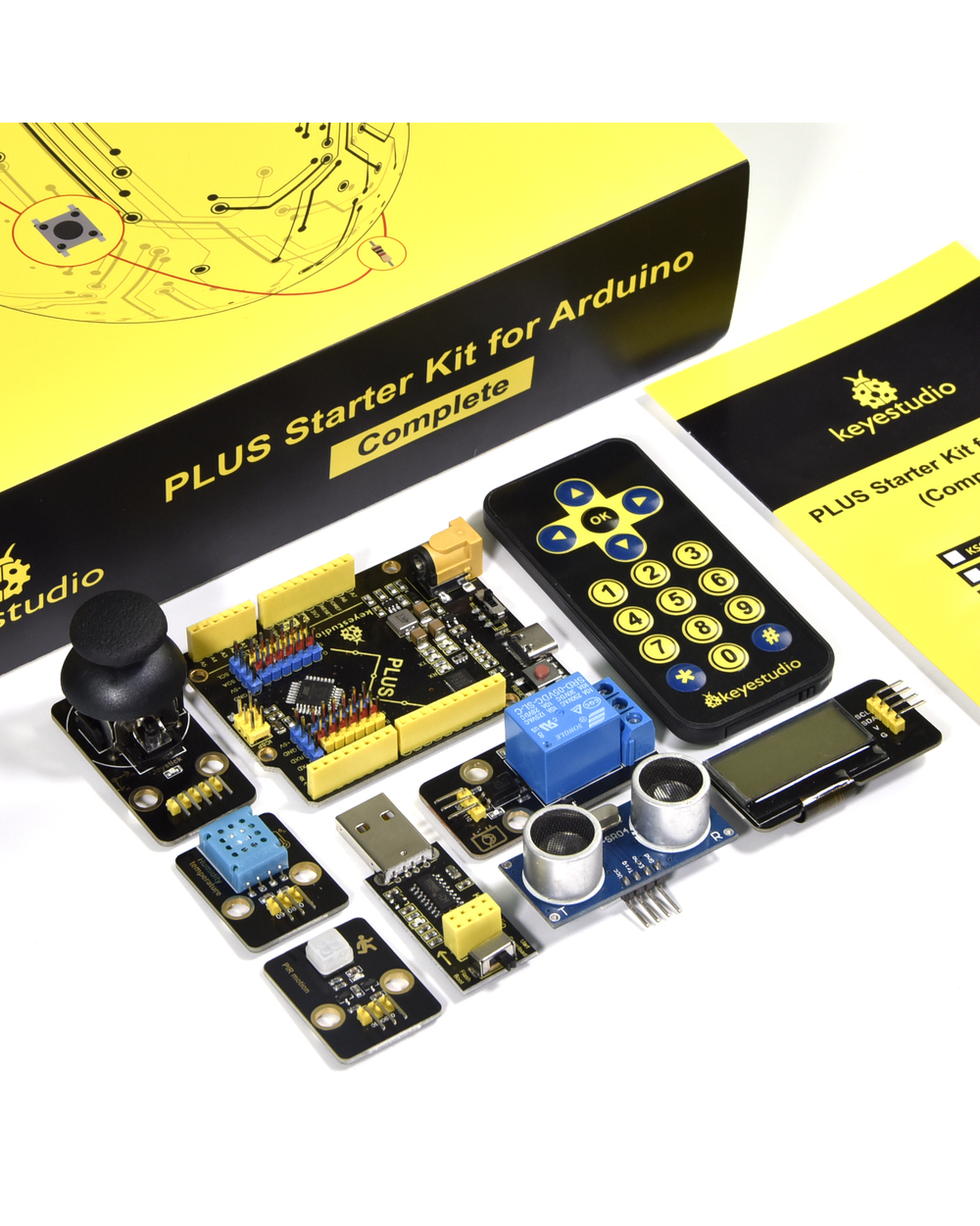 Keyestudio Upgraded Complete Iot Starter Kit For Arduino Stater Kit Diy Scratch Graphical Programming Electronics Kit 3 front-4