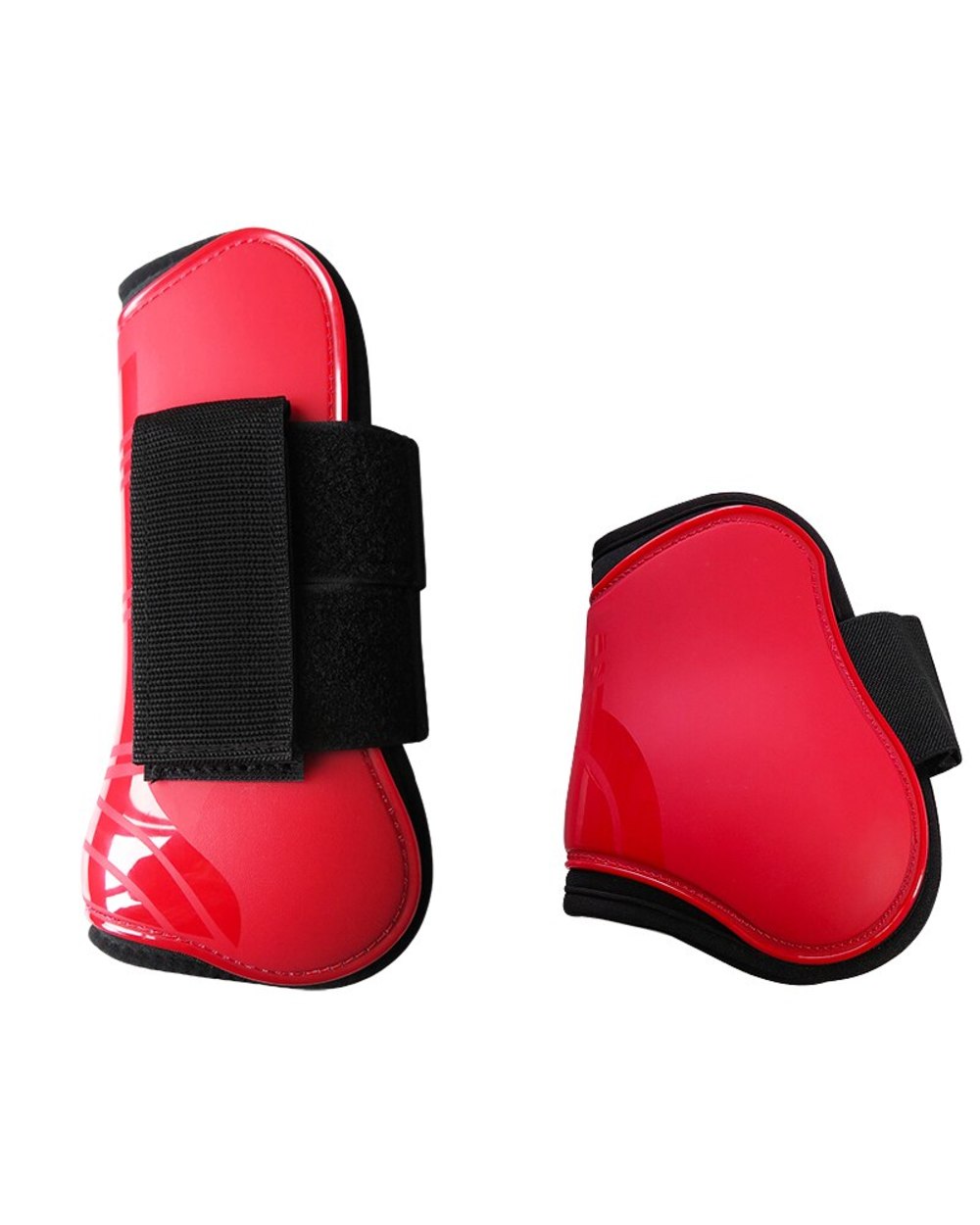 horse tendon boots hard shell neoprene lining To protect horse front-3