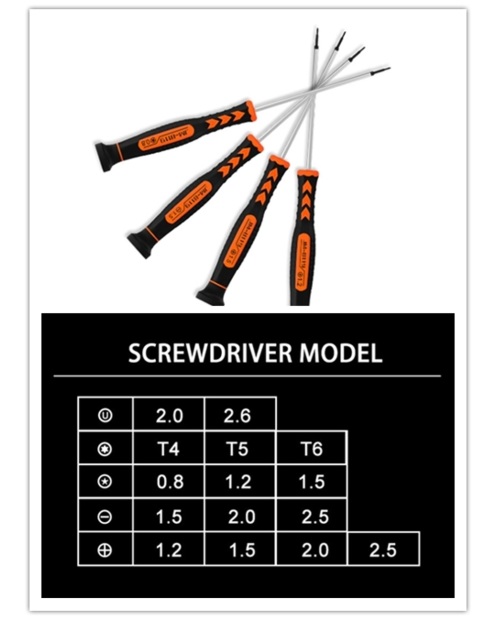 Precision Electronic Maintenance Cr-V Screwdriver Pic Single Torx Professional Repair Hand Tool E-Phone-Repair-Tool-Kit front-5