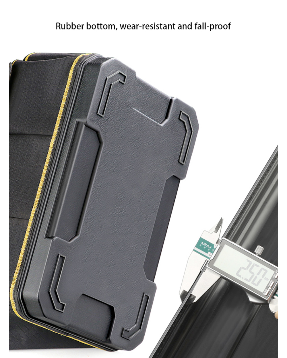 Tool Bag Waterproof Tool Bag Adjustable Shoulder Strap Collapsible Wear-resistant DurableElectrician Tool Bags front-4