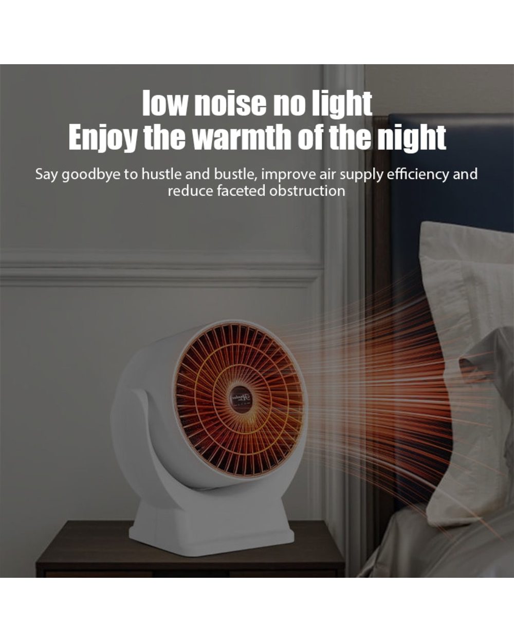 Portable Electric Heater Room Heating Stove Air Circulation Heating Fan Mini Household Office Radiator Warmer Heater Fo front-1