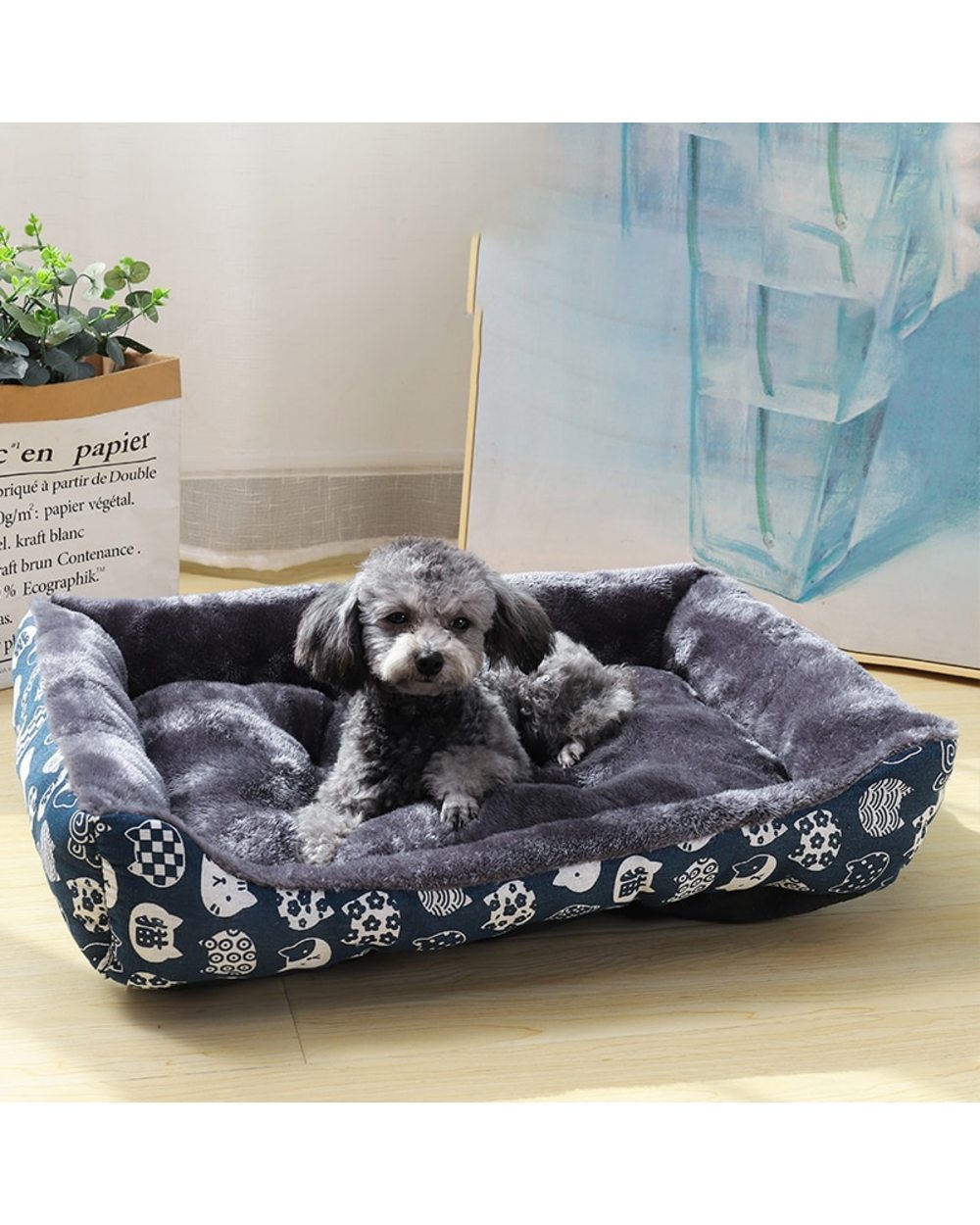 Pet Dog Bed Sofa Mats Pet Products Chiens Animals Accessories Dogs Basket Supplies of Large Small House Cushion Cat Bed front-4