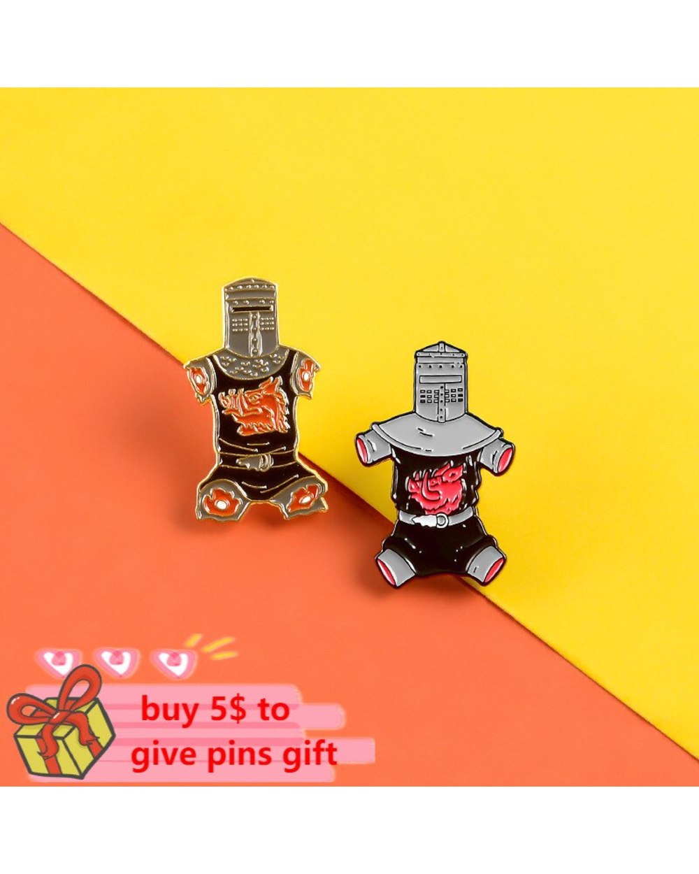 It's Just A Flesh Wound Enamel Pins