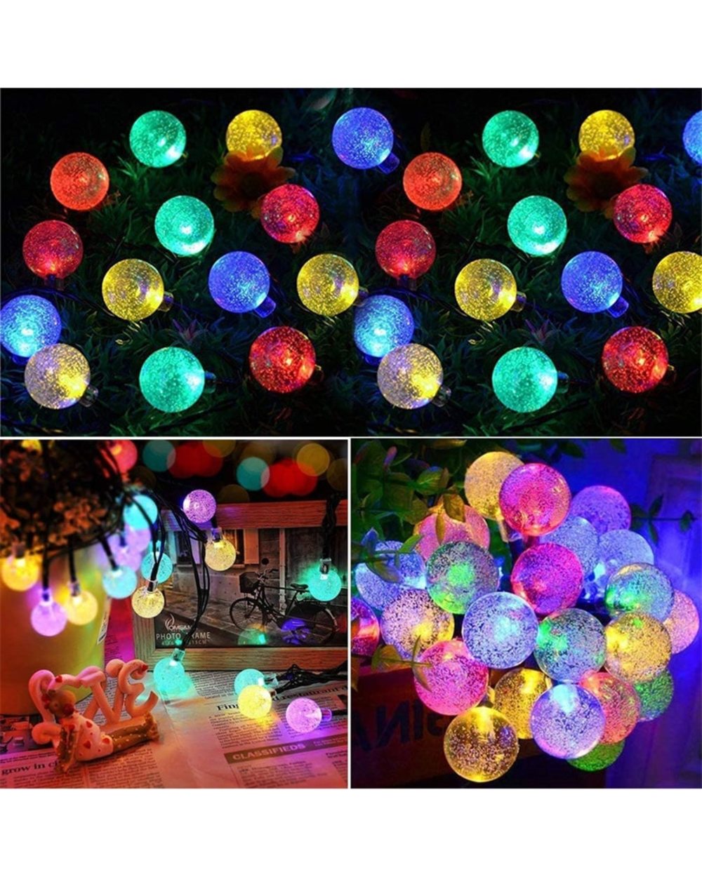 20/30/50/60 LED Solar String Fairy Lights front-6