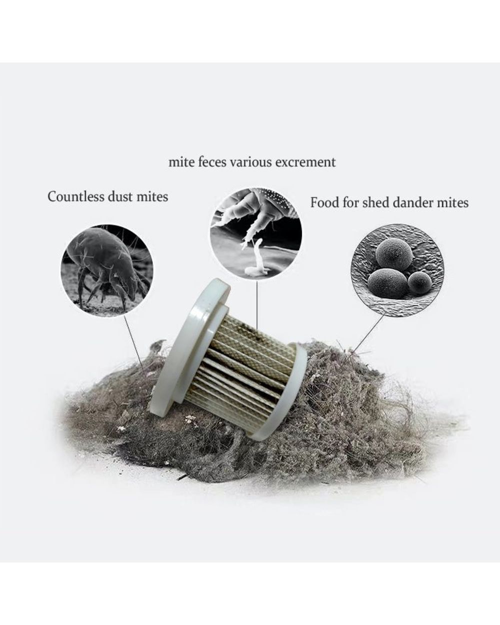 Professional Mite Remover Portable Dust Collector Wireless Home Bed Quilt Pillow Carpet Sofa Mite Remover Handheld Vacu front-3