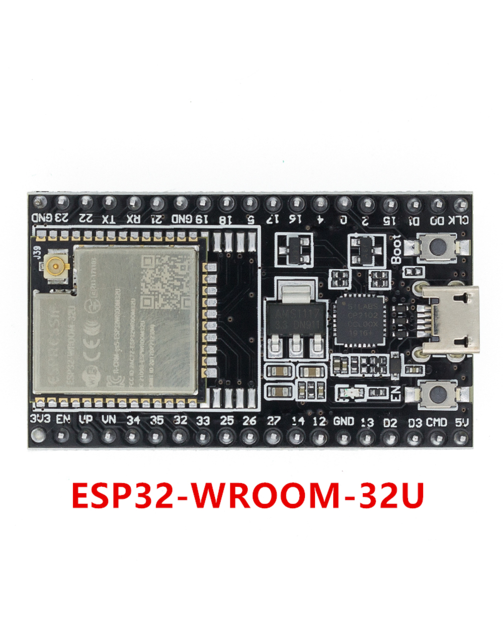 Esp32-Devkitc Core Board Esp32 Development Board Esp32-Wroom-32D Esp32-Wroom-32U Wifi+Bluetooth Iot Nodemcu-32 front-4