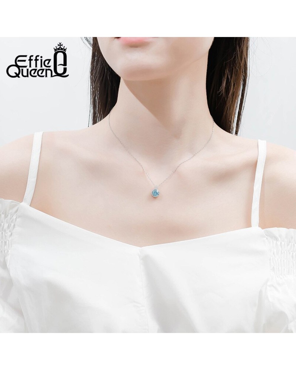 To My Mommy Gift Austrian Crystal Necklace for Mother on Birthday Christmas Mother's Day front-4