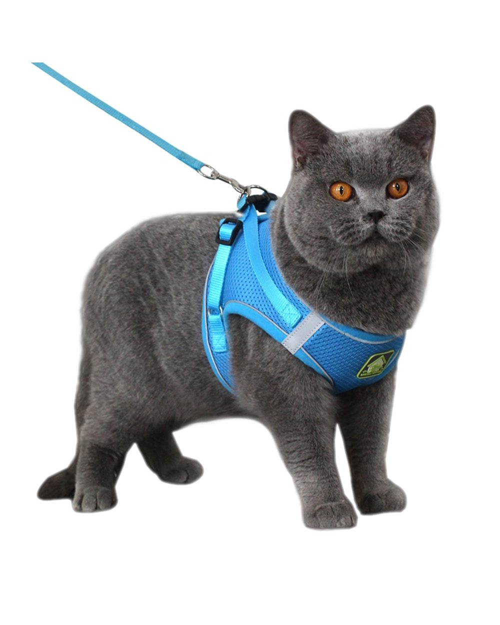 Reflective Puppy Cat Harness Vest front-2