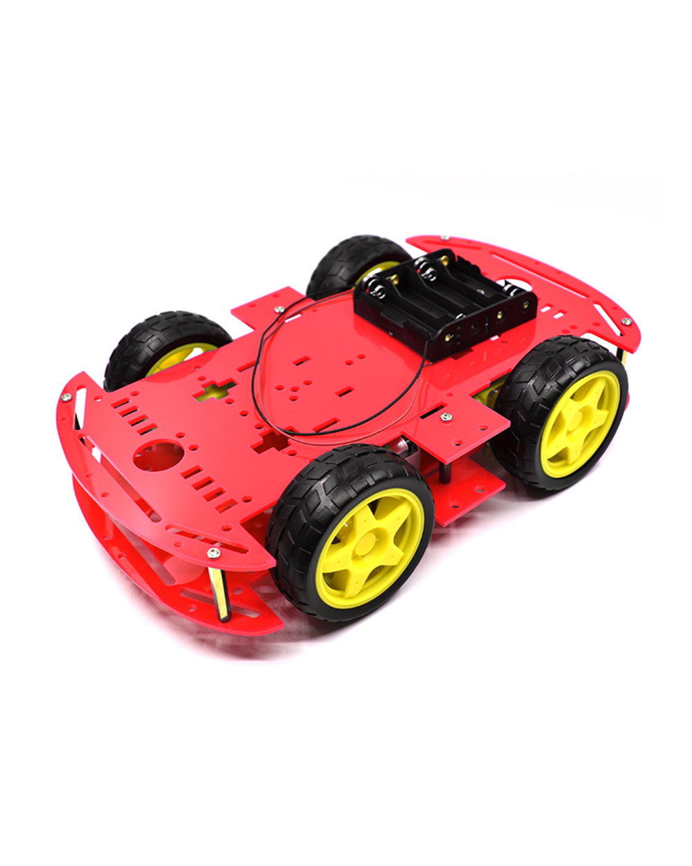 Smart Car Kit 4Wd Smart Robot Car Chassis Kits Car With Speed Encoder And Battery Box Diy Electronic Kit For Arduino front-4