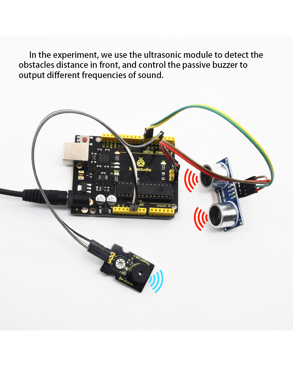 Keyestudio 37 In 1 Sensor Starter Kit Upgrade V3.0 For Arduino Starter Sensor Kit Stem Kids Programing+Ce Compliant front-3