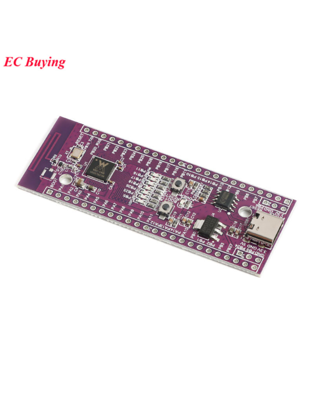 W801 Microcontroller 32 Bit Wifi Bluetooth-Compatible Dual-Mode Soc Development Board Iot Mcu Ic Module W801-C400 Qfn-56 front-1