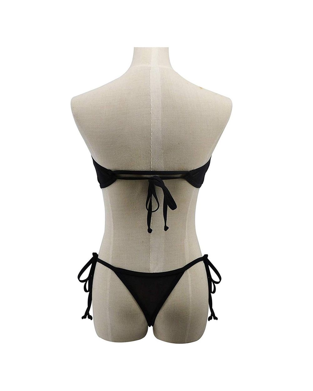 Sexy Hot Micro Transparent High Cut Mini Bikini Set front-2