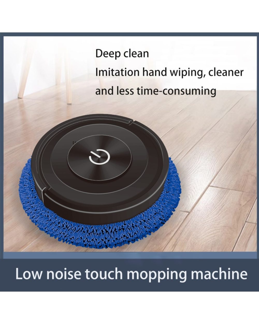 New Mute Touch Mopping Robot Wireless Sweeping Wet And Dry All-In-One Cleaning Machine Smart Home Appliance Vacuum Clea front-2