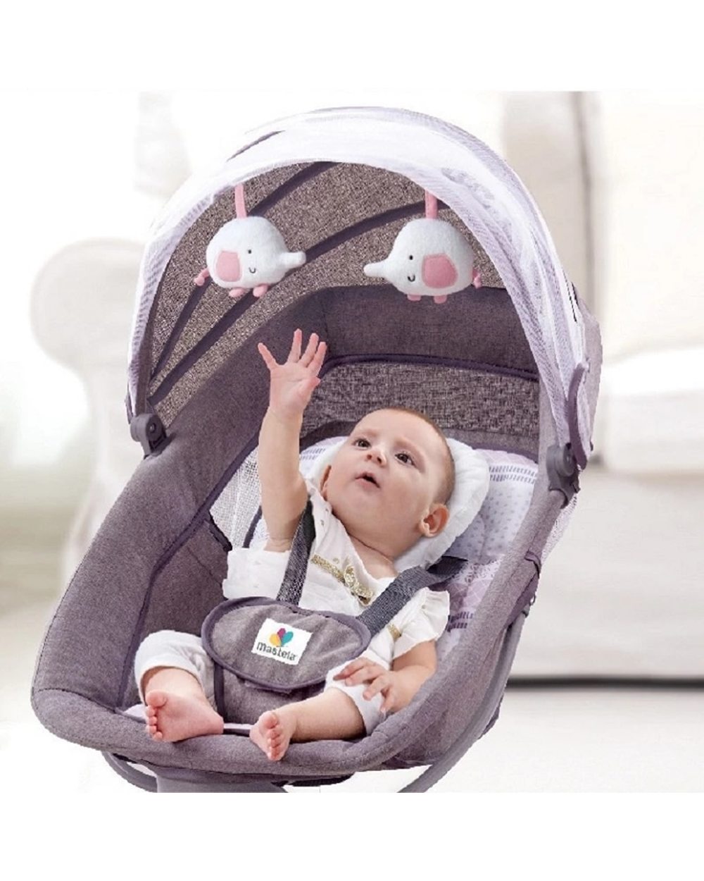 Baby Electric Rocking Chair Newborns Sleeping Cradle Bed Child comfort chair reclining chair for baby 0-3 years old Baby front-1