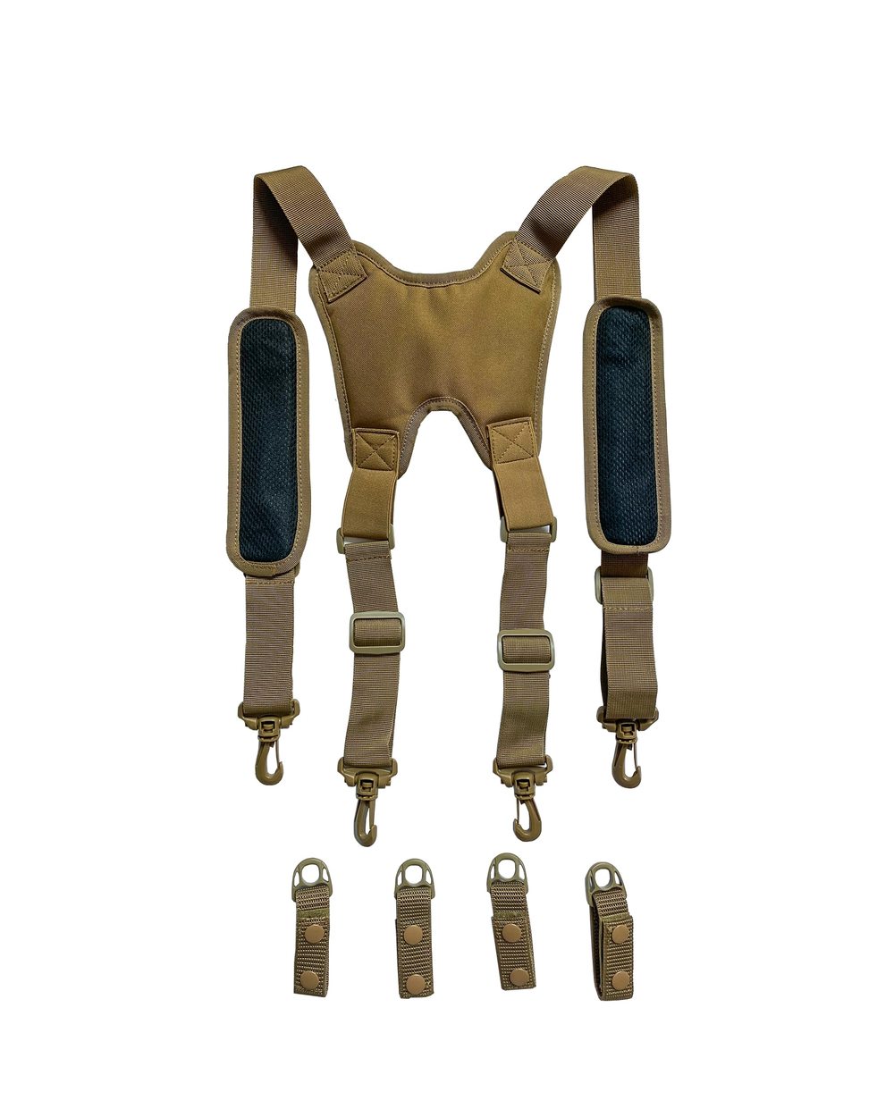 Melo Tough Tactical Harness Tactical Suspenders 1.5 Inch Police Suspenders For Duty Belt front-0