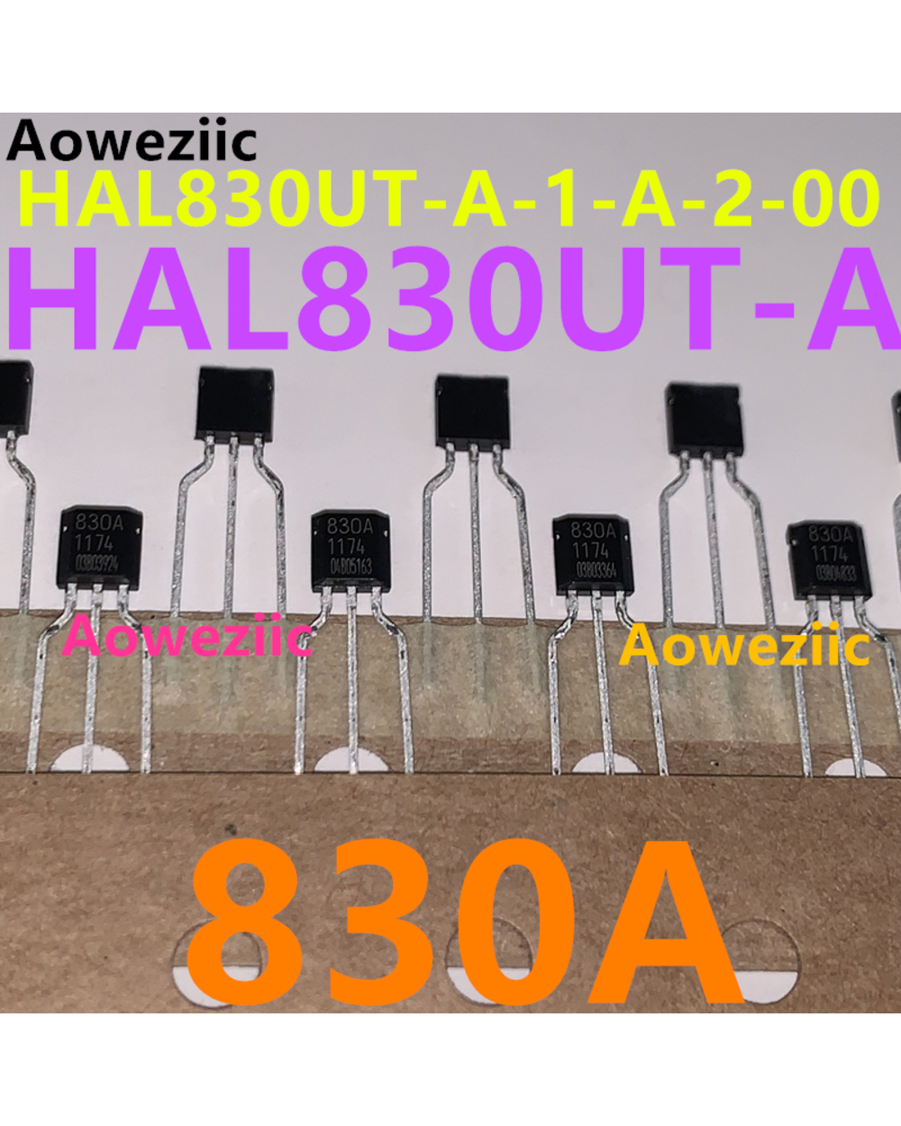 Aoweziic Hal830ut-A-1-A-2-00 Hal830ut-A 830A To-92Ua Robust Multi-Purpose Linear Hall-Effect Sensor New Imported Origin front-4