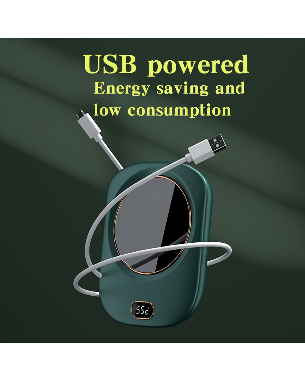 Kodo Usb Mug Heater Coffee Mug Cup Warmer Milk Tea Water Heating Pad Cup Heater Warm Mat Constant Temperature Coaster front-5
