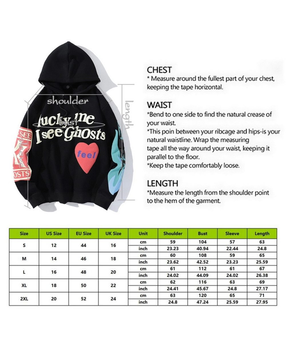 Ye Hoodie 100% New Hip Hop Streetwear front-5