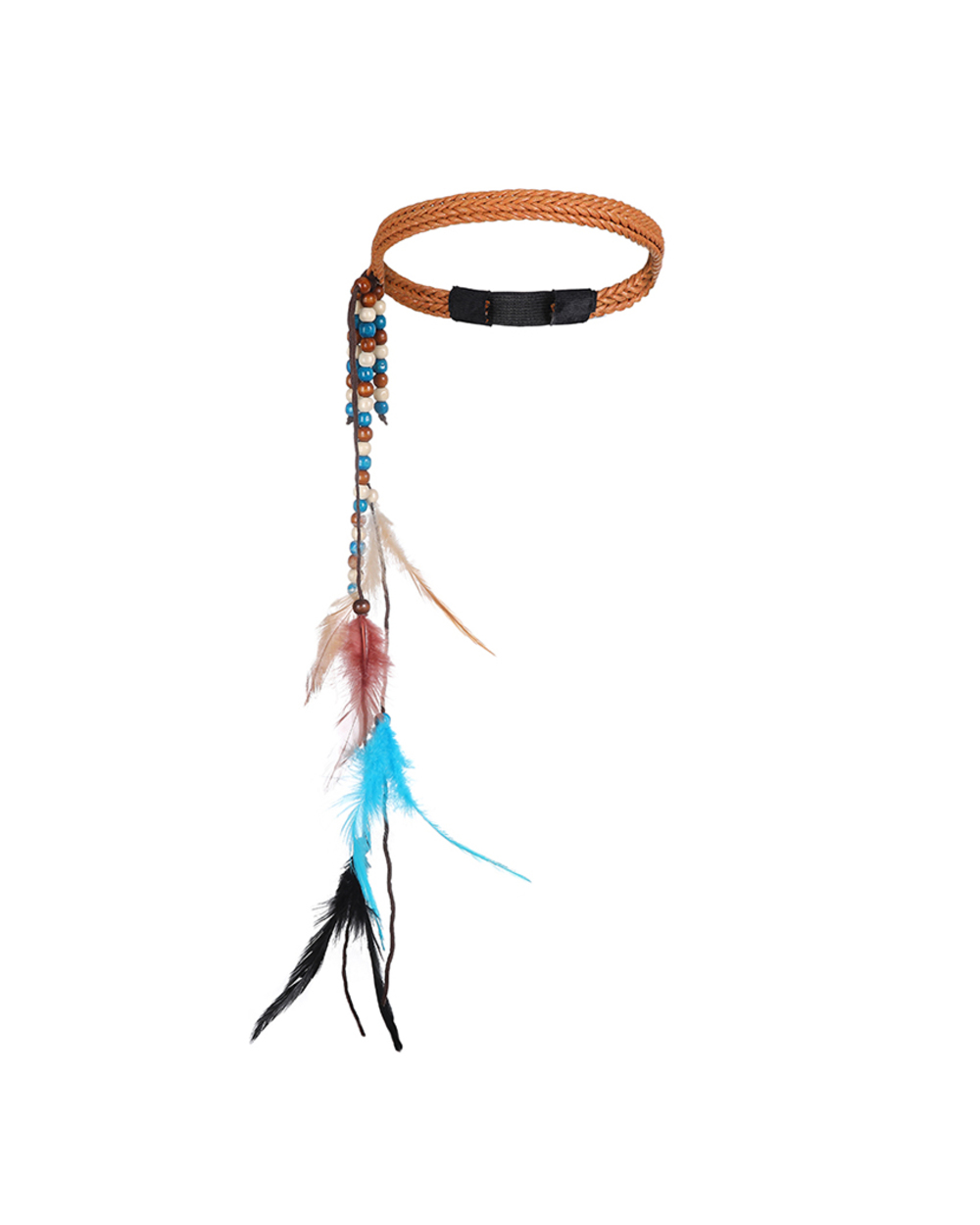 Native Festive Headband Feather Hair Bands Headpiece Feather Jewelry Hairband Hair Accessories front-3