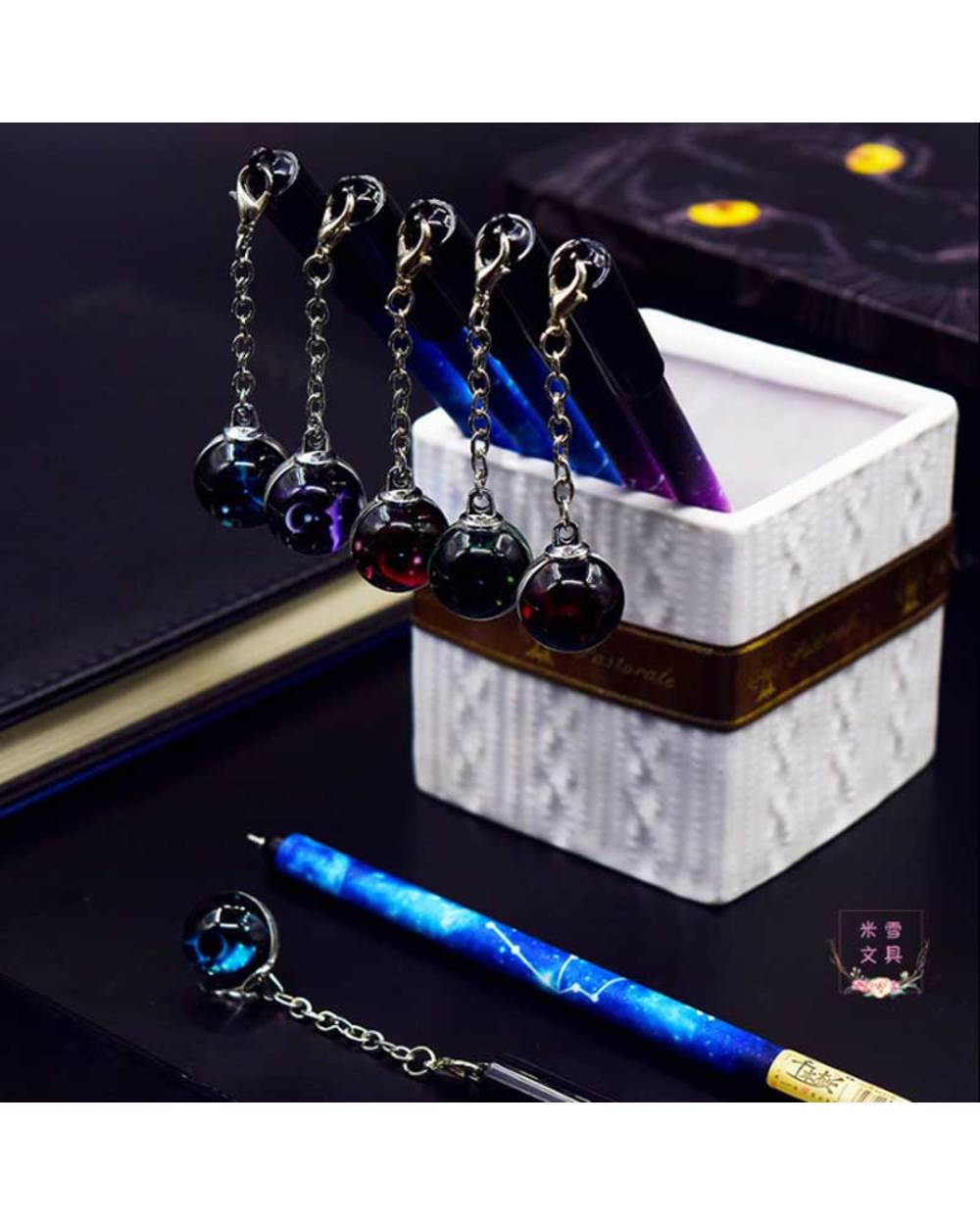 Luminous 12 Constellation Zodiac Sign Horoscope Astrology Gel Pen Student Neutral Pens For Child School Gifts Kawaii St front-1