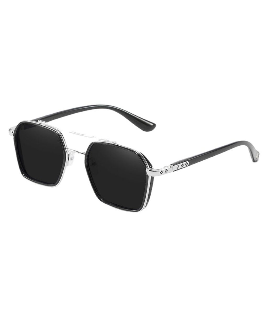 Polarized Square Metal Sunglasses Women Men 2022 Trending Products Polaroid Car Driving Glasses Double Beam Oculos Masc front-3