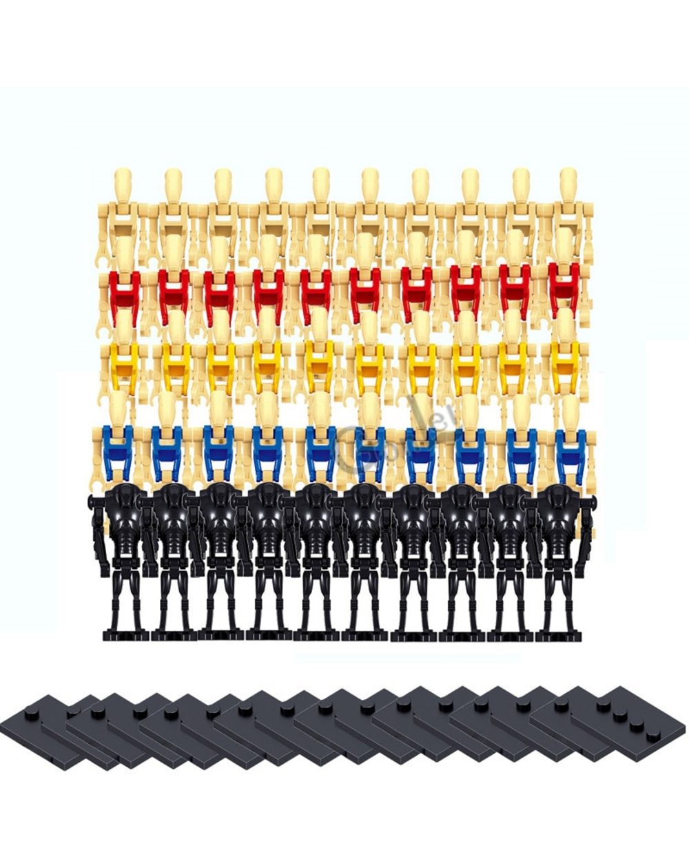 Wholesale 100Pcs lot Battle Droids K2 SO Figures Building Block Bricks Building Model Set kits Bricks front-5