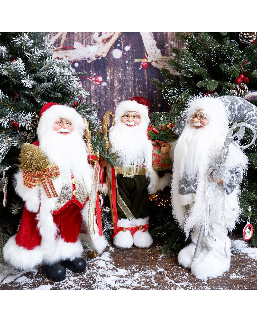 New Year 2022 Christmas Decorations For Home Santa Claus Doll Children gifts Christmas Xmas Tree Ornaments Navidad front-0