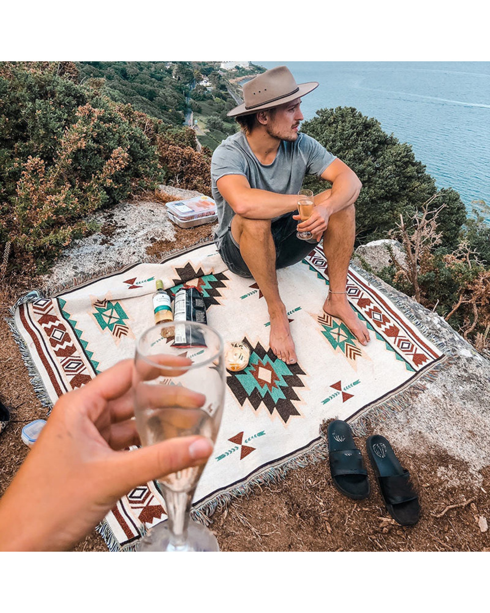 Tribal Blankets Indian Outdoor Rugs Camping Picnic Blanket Boho Decorative Bed Blankets Plaid Sofa Mats Travel front-4