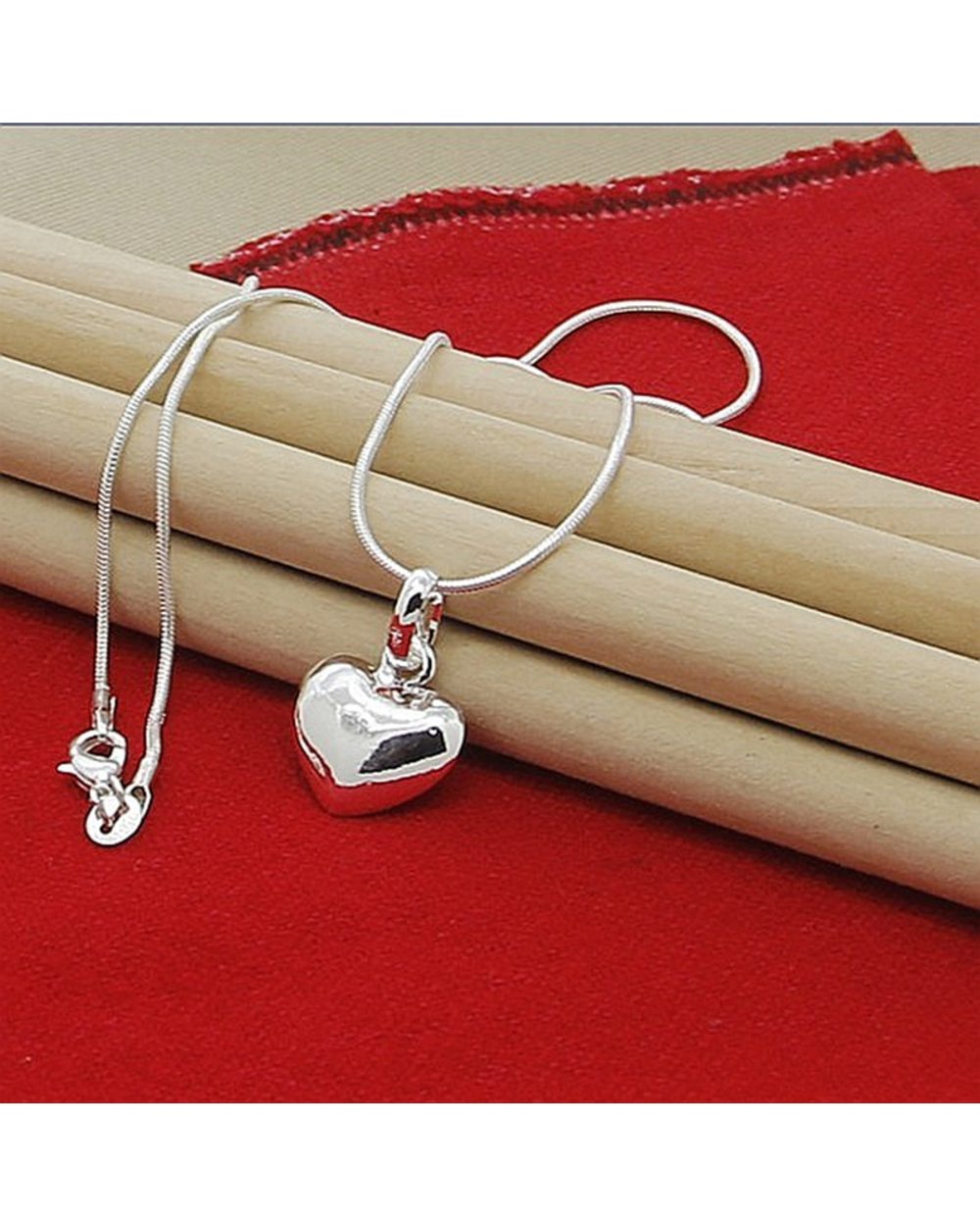 High Quality Heart-Shape Small Pendant Necklaces for Women front-2