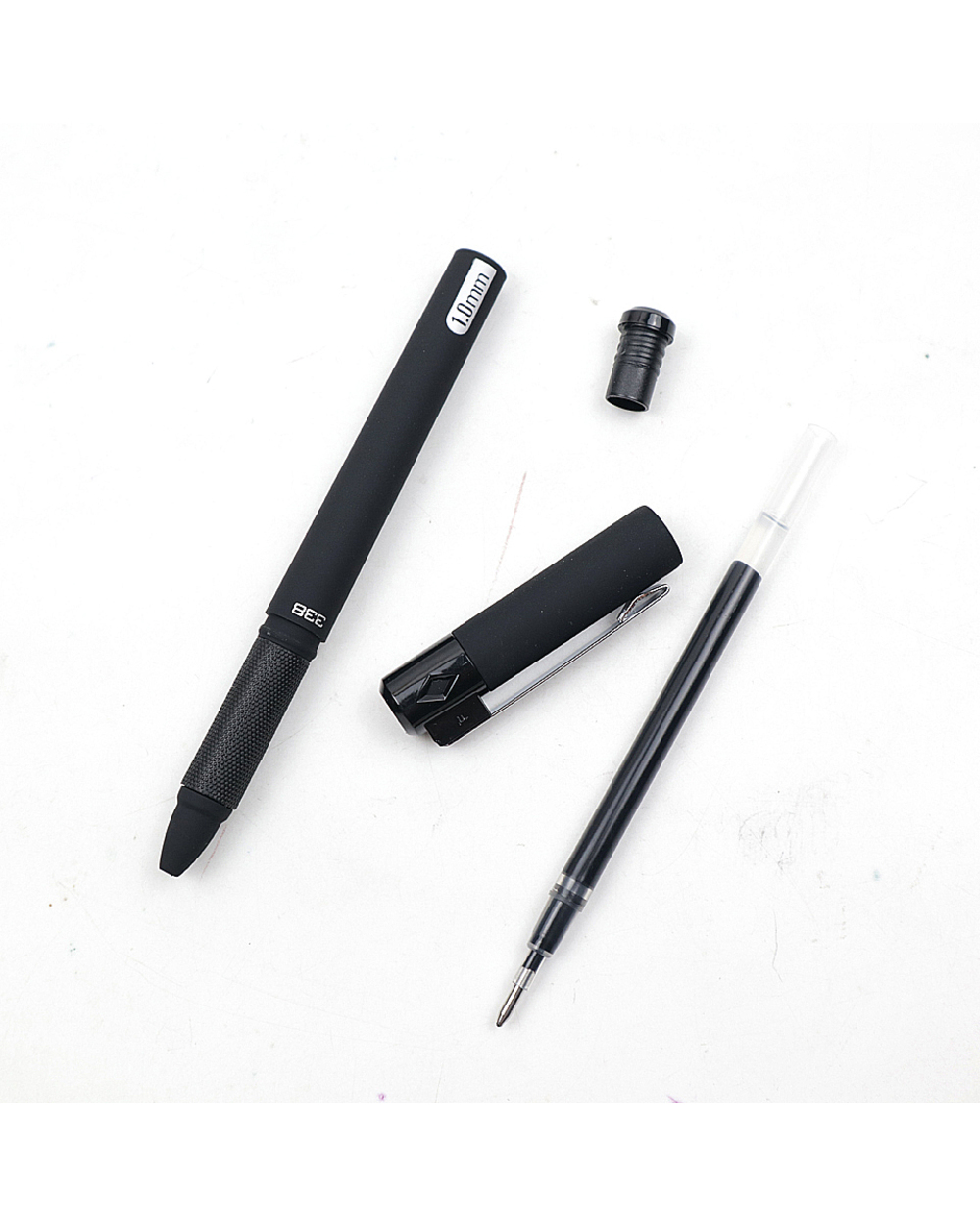 Gel Pen 1.0Mm High Capacity Black Ink Refill Gel Ink Pens Office School Writing Supplies Neutral Pen 3Pcs/Lot front-4
