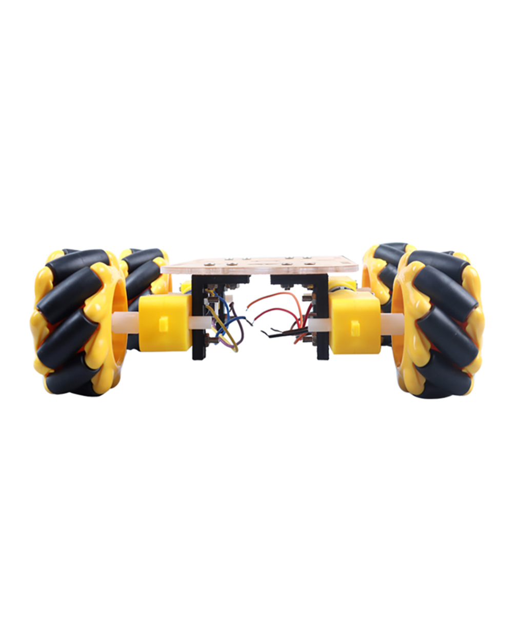 Zhiyitech Robot Parts For Arduino Projects Diy Electronic Kit 4Wd Chassis Kit For Mcnamum Wheel And Gear Dc Motors front-3