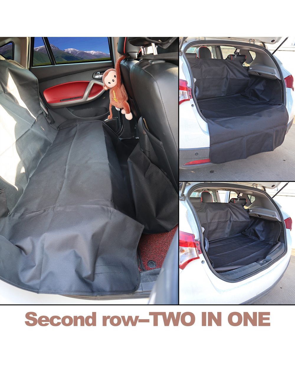 Car SUV Hatch Rear Back Seat Cover Pet Dog front-2