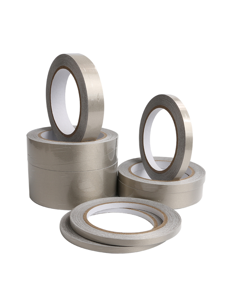 20 Meter Silver Conductive Fabric Cloth Tape Single-Sided For Laptop Cellphone Lcd Emi Shielding Adhesive Tape front-0