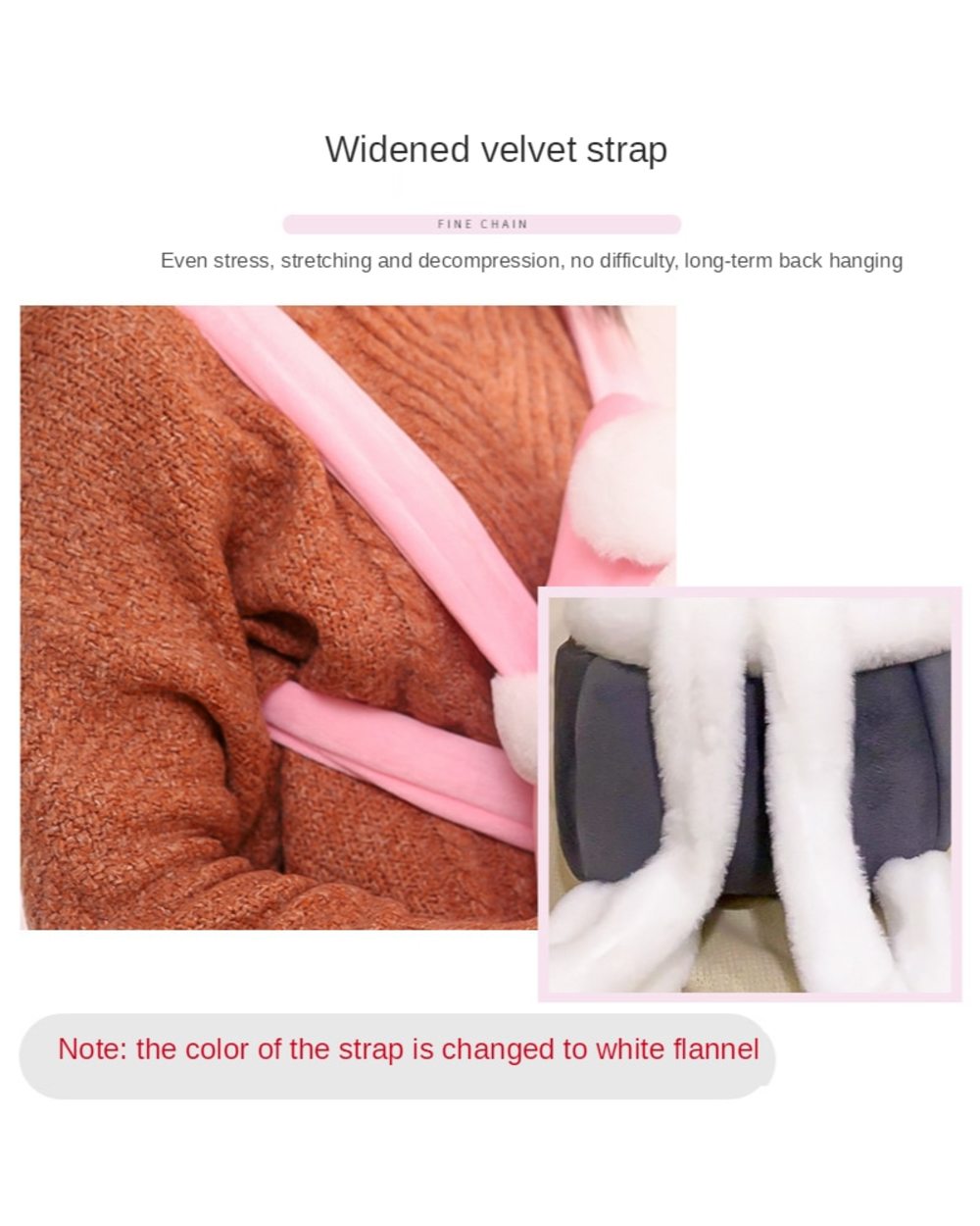 Lovely Carrying Ragdoll Cat Carrier Backpack Warn Plush Travel Bag Chest Pack Breathable Cat Animal Transport Backpack front-3
