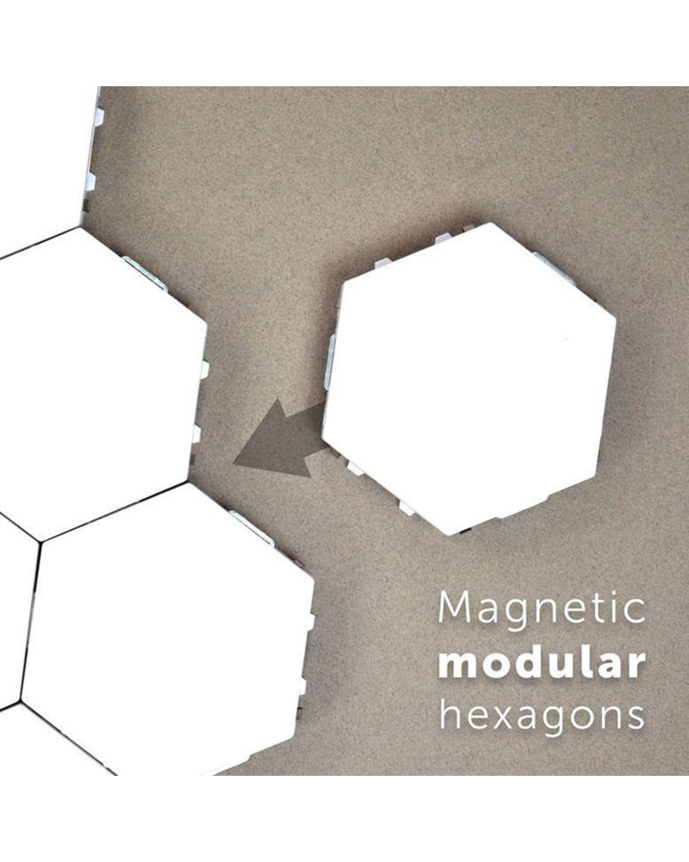 Home Decor Lighting Sensitive Hexagonal Lamps Led Night Light Magnetic Decoration Wall Lamp Touch Control Quantum Modul front-4