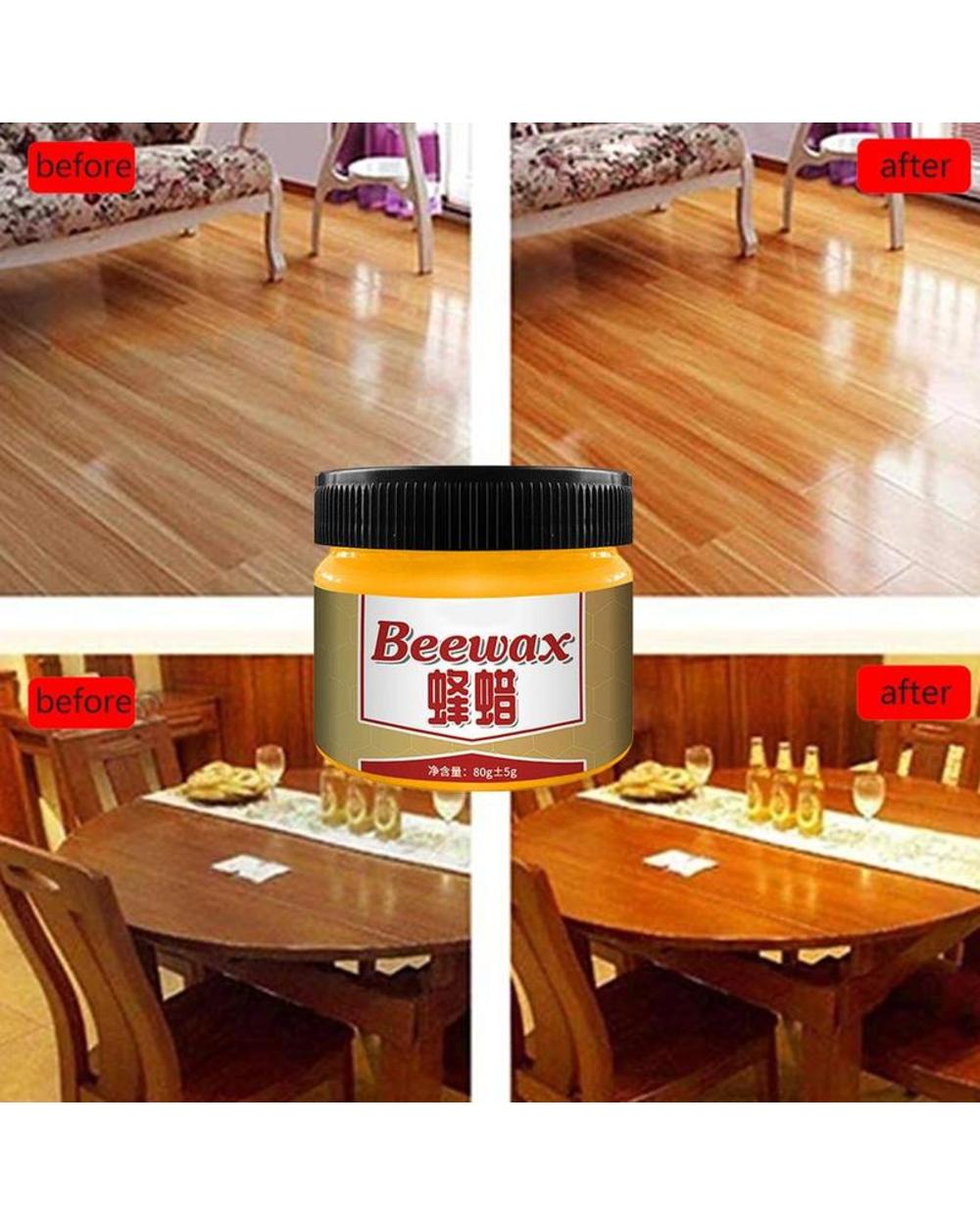 Wood Seasoning Beewax Furniture Care Complete Solution Furniture Cleaning Polished Care Beeswax Waterproof Wear-Resista front-4